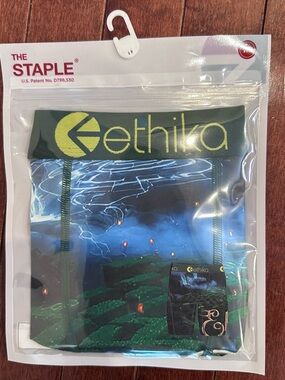 ethika Green & Black Graphic Boxer Briefs